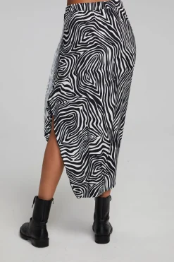 Shop Chaser Brand Lindsay Wild Thing Midi Skirt