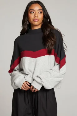 Flash Sale Chaser Brand Liz Fire Color Block Pullover