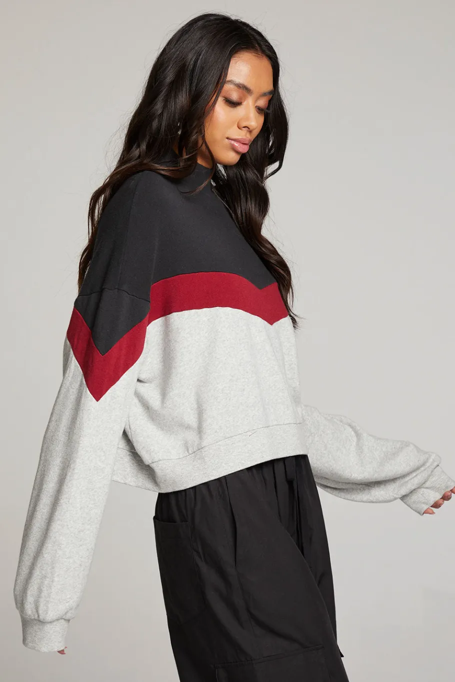 Flash Sale Chaser Brand Liz Fire Color Block Pullover