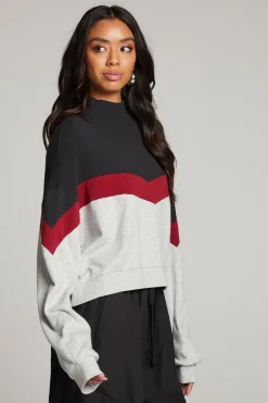 Flash Sale Chaser Brand Liz Fire Color Block Pullover