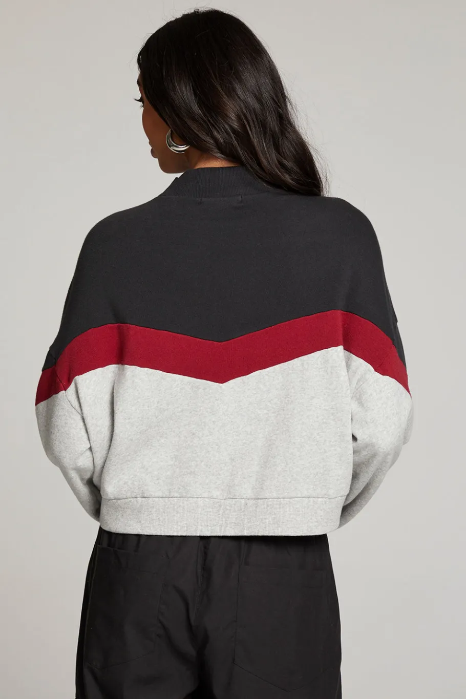 Flash Sale Chaser Brand Liz Fire Color Block Pullover