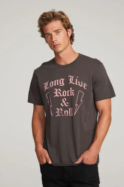 Best Sale Chaser Brand Long Live Rock Mens Tee