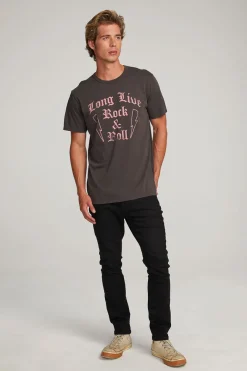 Best Sale Chaser Brand Long Live Rock Mens Tee