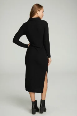 Store Chaser Brand Long Sleeve Button Down Collar Dress