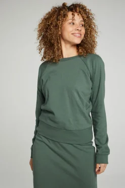 Fashion Chaser Brand Long Sleeve Crew Neck Raglan Pullover