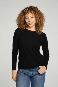 New Chaser Brand Long Sleeve Crew Neck Tee