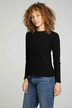 New Chaser Brand Long Sleeve Crew Neck Tee