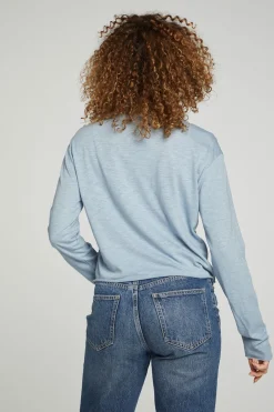Hot Chaser Brand Long Sleeve Cropped Tee