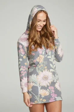 Outlet Chaser Brand Long Sleeve Hoodie Dress