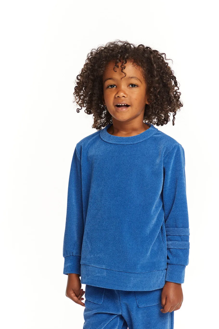 Hot Chaser Brand Long Sleeve Peacock Crew Neck Pullover