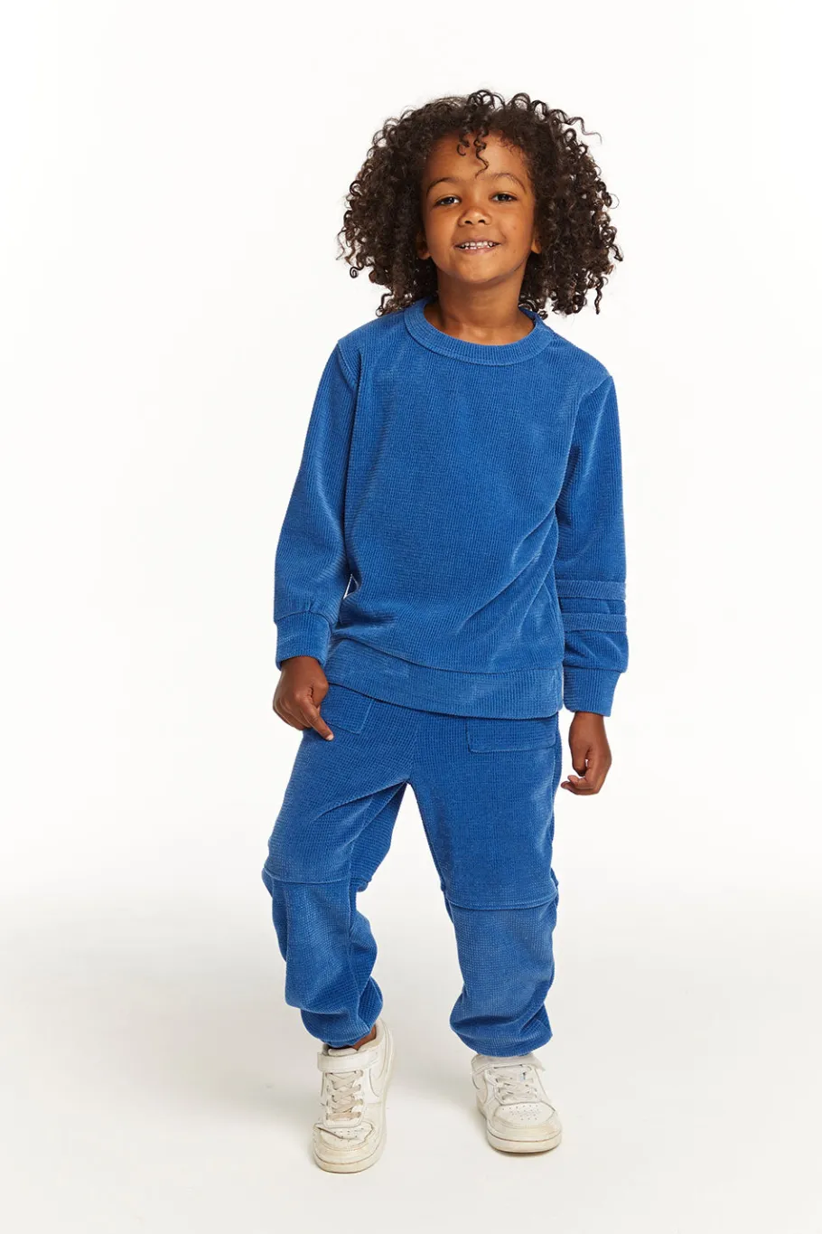 Hot Chaser Brand Long Sleeve Peacock Crew Neck Pullover