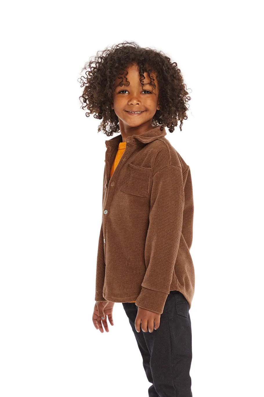 Fashion Chaser Brand Long Sleeve Quartz Button Down Collar Shirt