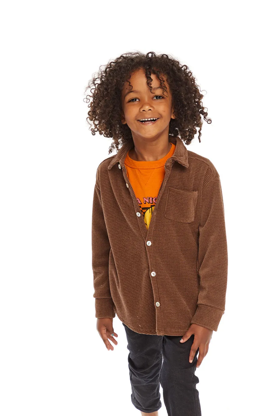 Fashion Chaser Brand Long Sleeve Quartz Button Down Collar Shirt