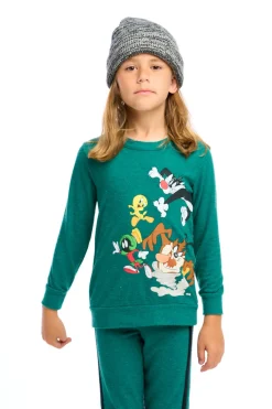 Shop Chaser Brand Looney Tunes - Group Pullover