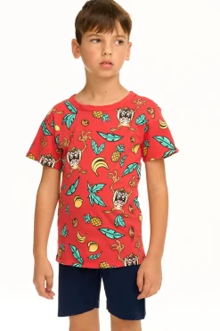 Cheap Chaser Brand Looney Tunes - Tropical Taz Tee