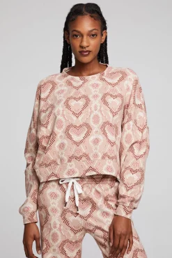New Chaser Brand Love Snake Pullover