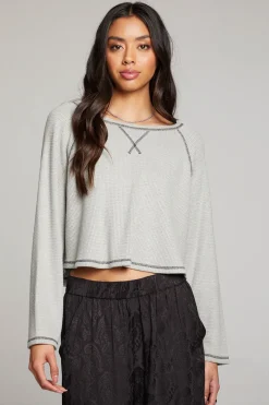 Fashion Chaser Brand Lucy Heather Grey Long Sleeve