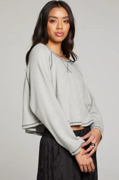 Fashion Chaser Brand Lucy Heather Grey Long Sleeve