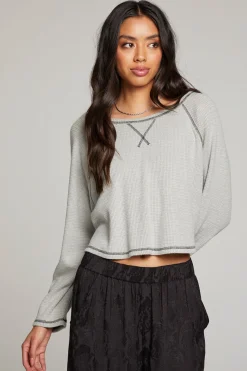 Fashion Chaser Brand Lucy Heather Grey Long Sleeve