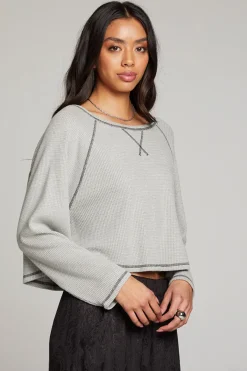 Fashion Chaser Brand Lucy Heather Grey Long Sleeve