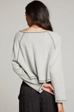 Fashion Chaser Brand Lucy Heather Grey Long Sleeve