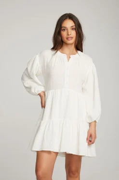 Cheap Chaser Brand Magnolia White Mini Dress