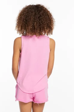 Clearance Chaser Brand Malibu Girls Vintage Jersey Shirttail Muscle