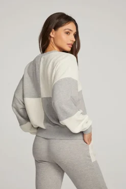 Store Chaser Brand Marie Heather Grey Pullover