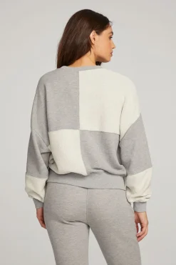 Store Chaser Brand Marie Heather Grey Pullover