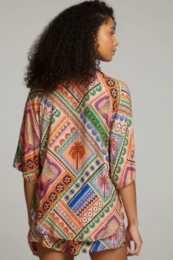 Fashion Chaser Brand Marlin Paradise Mystic Button Up