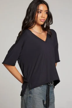 Hot Chaser Brand Mason Licorice V Neck