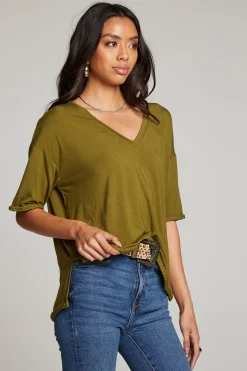 Store Chaser Brand Mason Sphagnum V Neck