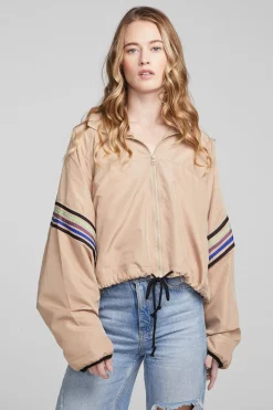 Discount Chaser Brand McCartney Cappuccino Zip Up