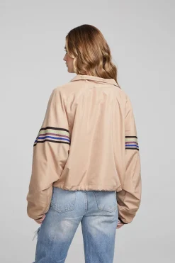 Discount Chaser Brand McCartney Cappuccino Zip Up