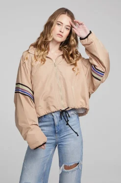 Discount Chaser Brand McCartney Cappuccino Zip Up