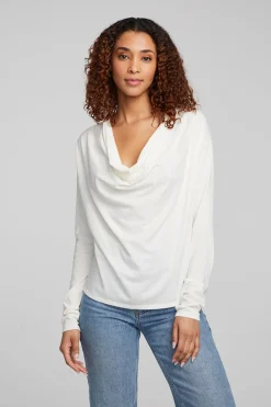 Shop Chaser Brand Mela Bright White Long Sleeve