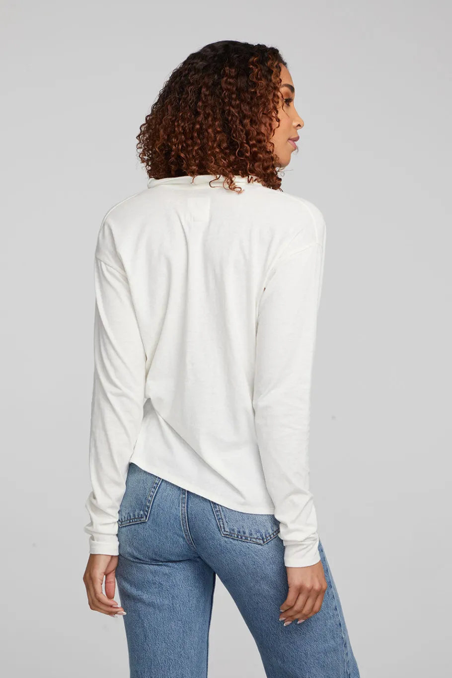 Shop Chaser Brand Mela Bright White Long Sleeve