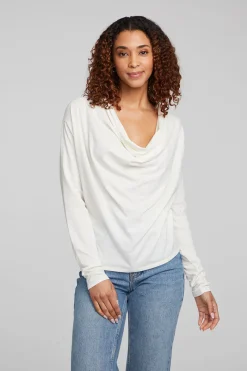 Shop Chaser Brand Mela Bright White Long Sleeve