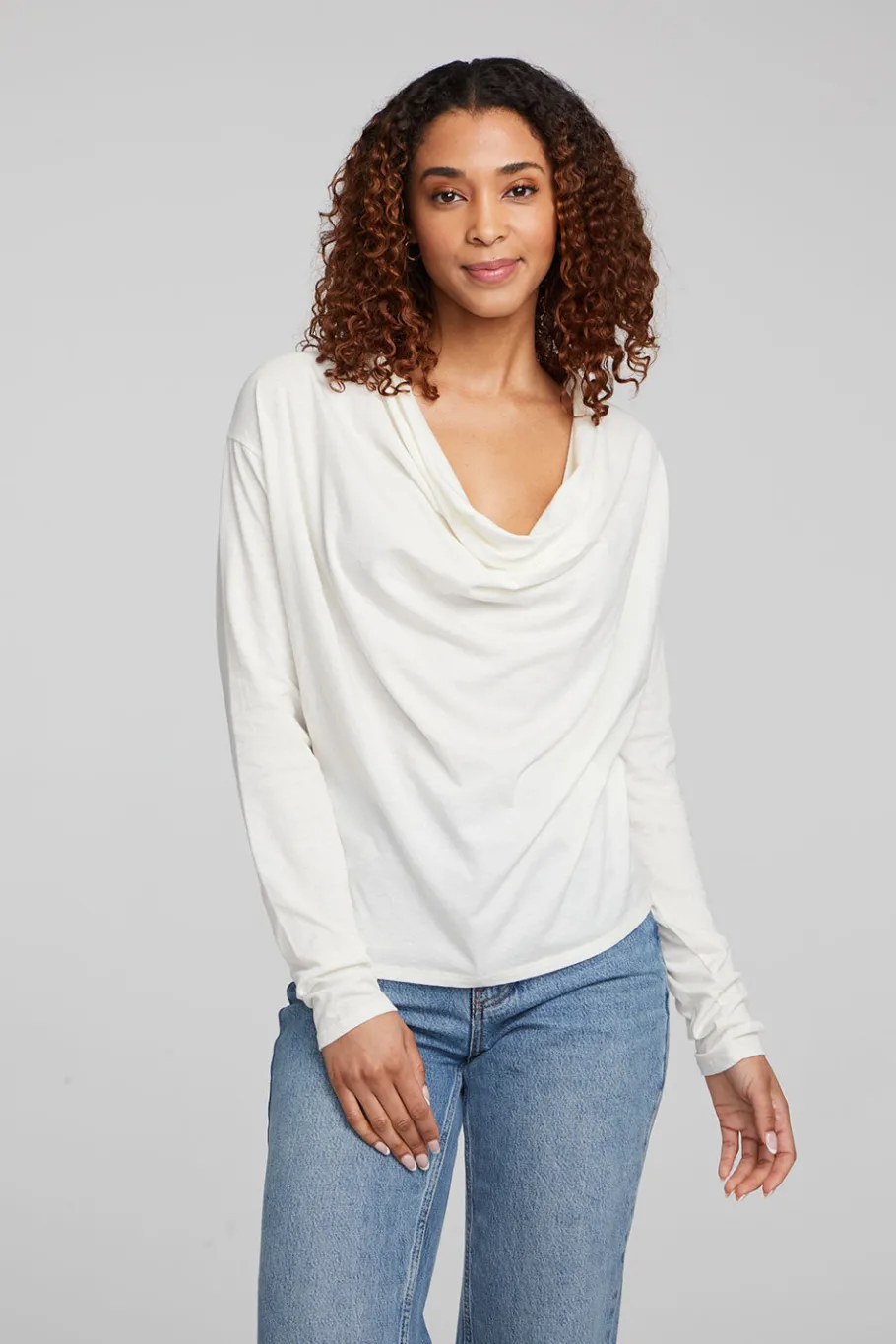 Shop Chaser Brand Mela Bright White Long Sleeve