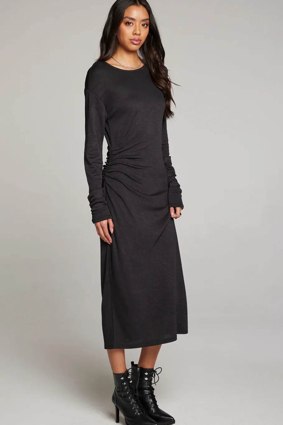 Outlet Chaser Brand Memory Licorice Midi Dress