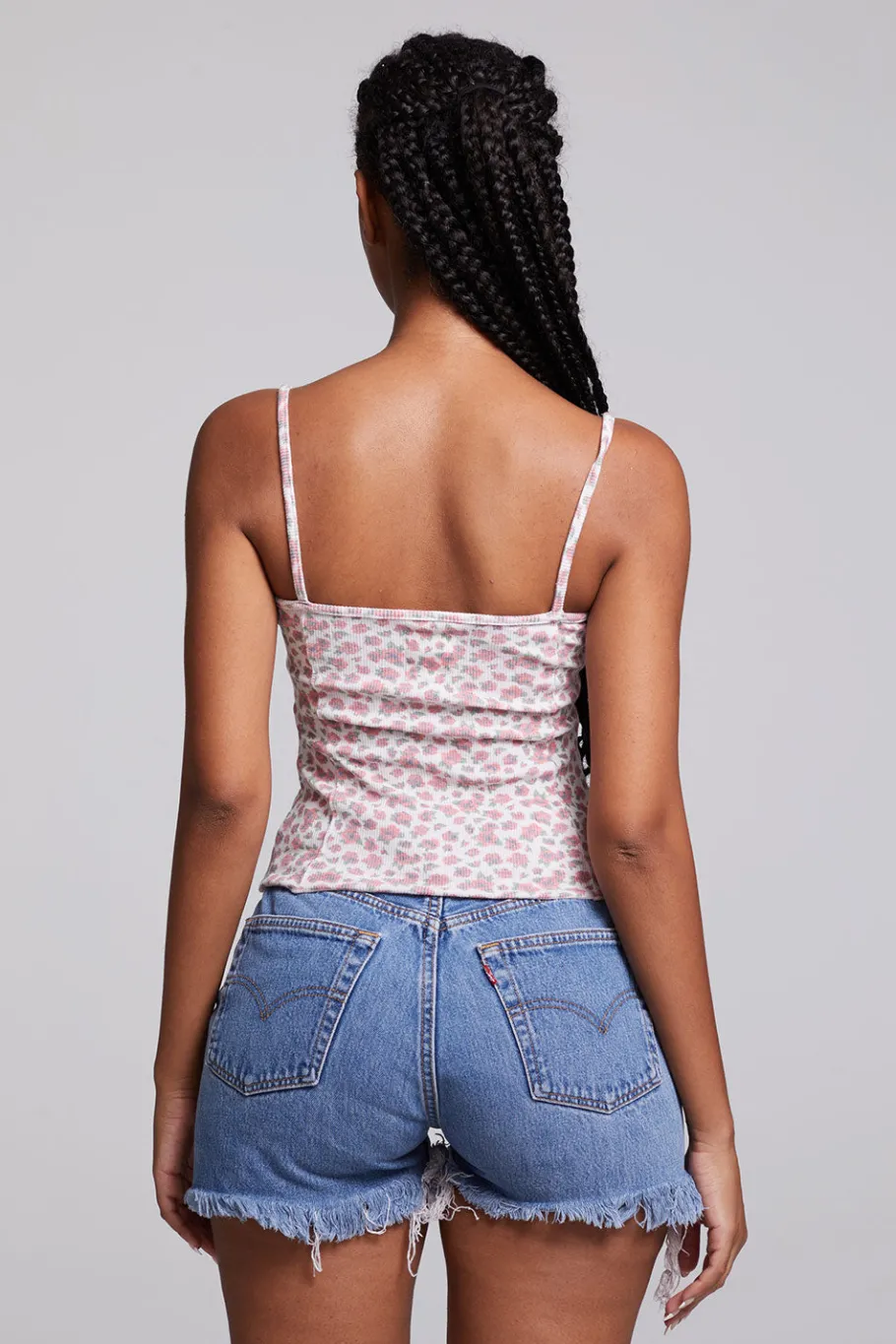 Outlet Chaser Brand Mercato Ditsy Rose Floral Tank Top