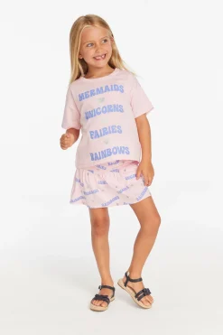 Outlet Chaser Brand Mermaid & Friends Peplum Girls Skort