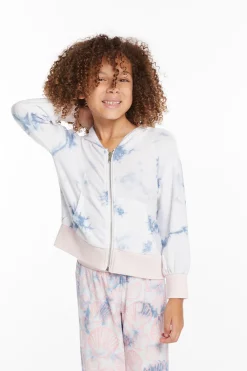 Best Chaser Brand Mermaid Shell Girls Zip-up Hoodie