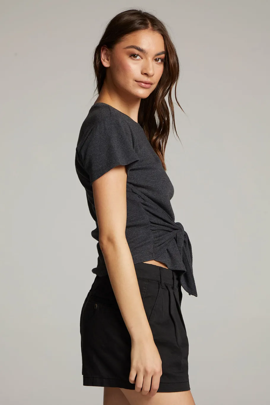 Clearance Chaser Brand Mia Black Top