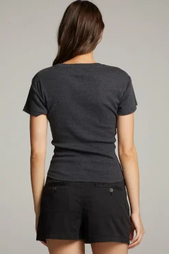 Clearance Chaser Brand Mia Black Top