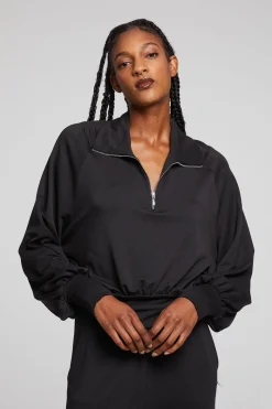 Sale Chaser Brand Midnight Licorice Half Zip