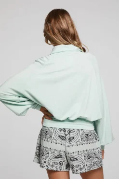 Online Chaser Brand Midnight Matcha Half Zip