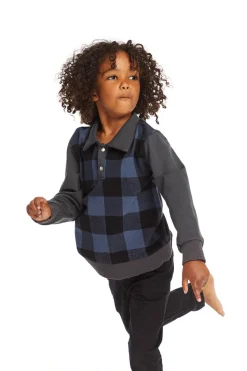 Cheap Chaser Brand Mike Ghost Plaid Collared Shirt