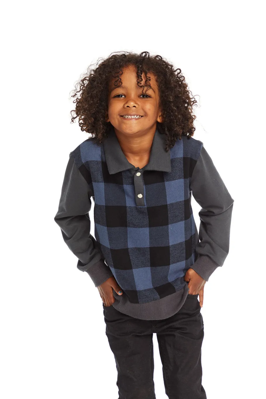 Cheap Chaser Brand Mike Ghost Plaid Collared Shirt
