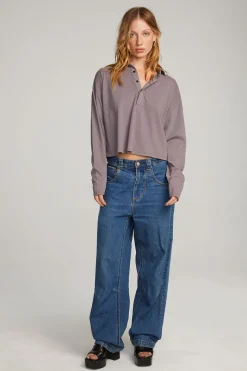 Flash Sale Chaser Brand Miles Purple Sage Long Sleeve